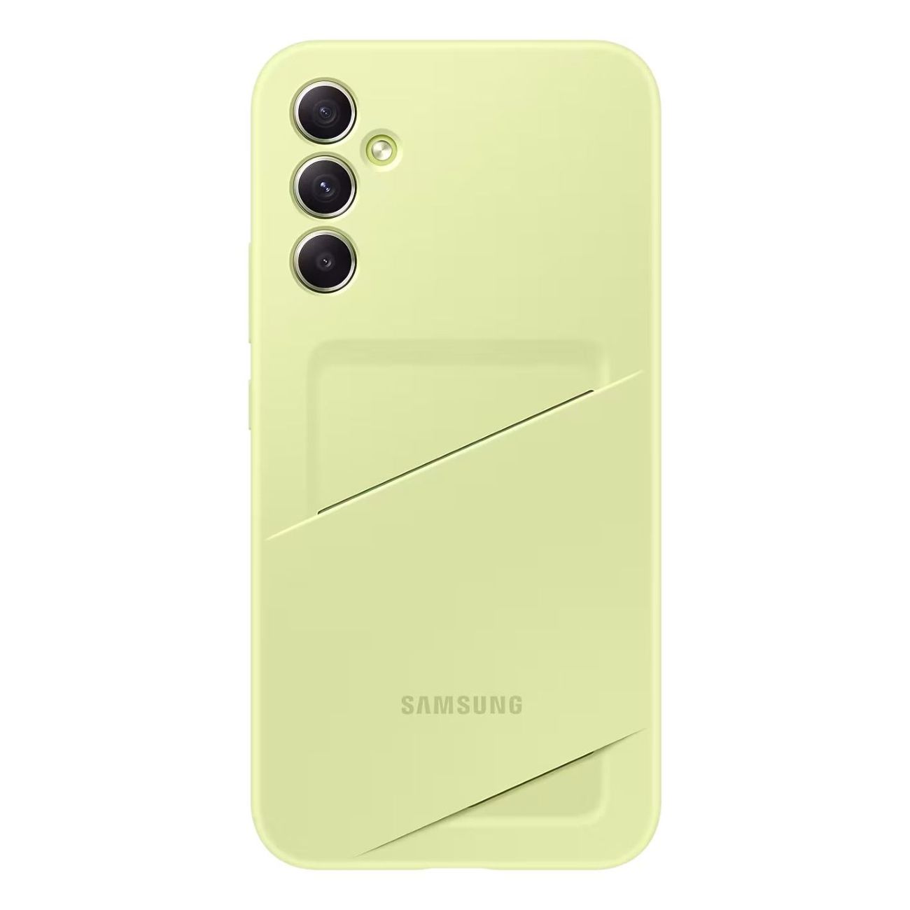 Чехол Samsung Card Slot A34 (EF-OA346TGEG) лаймовый фото