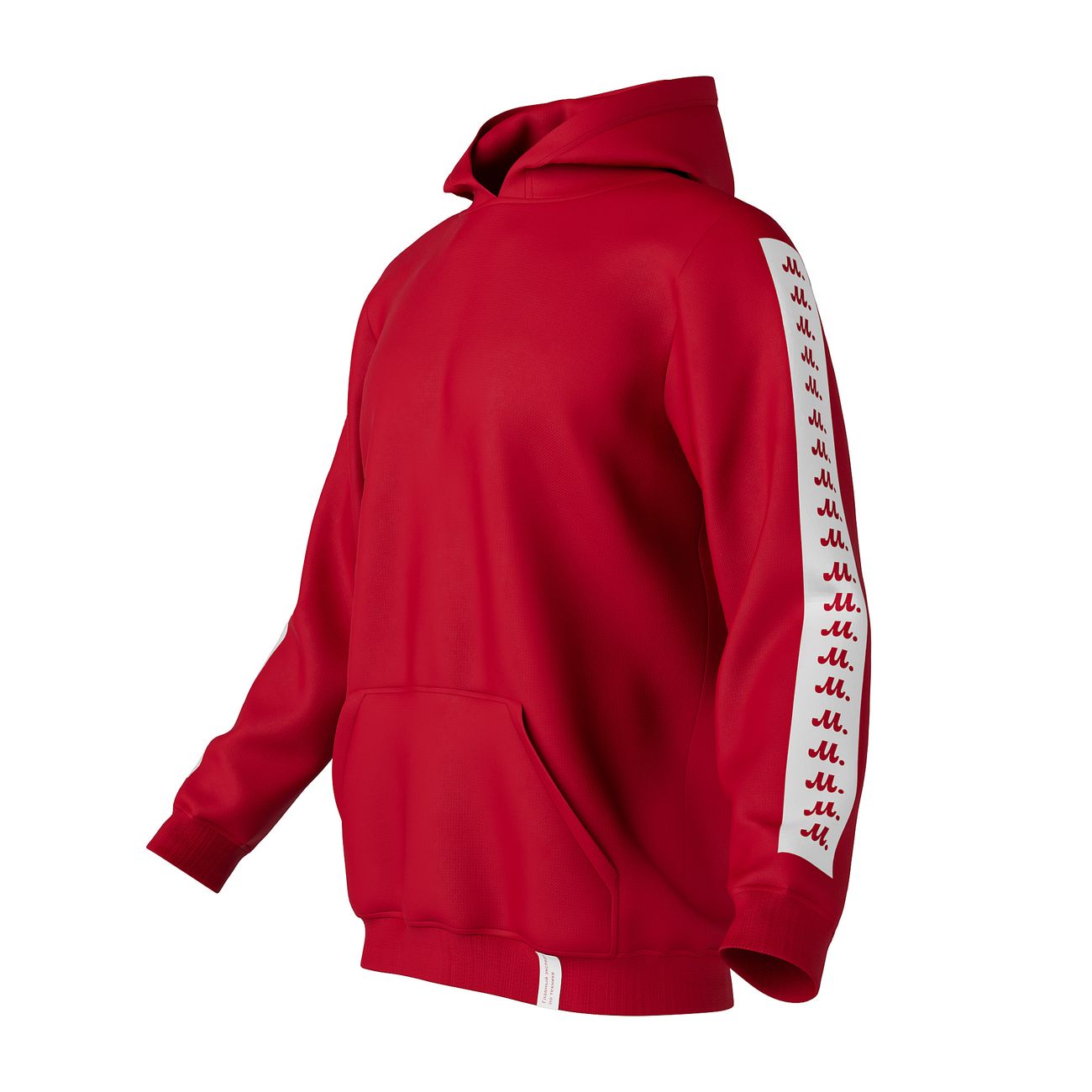 Худи М.Видео Полосы, красное (XXL)