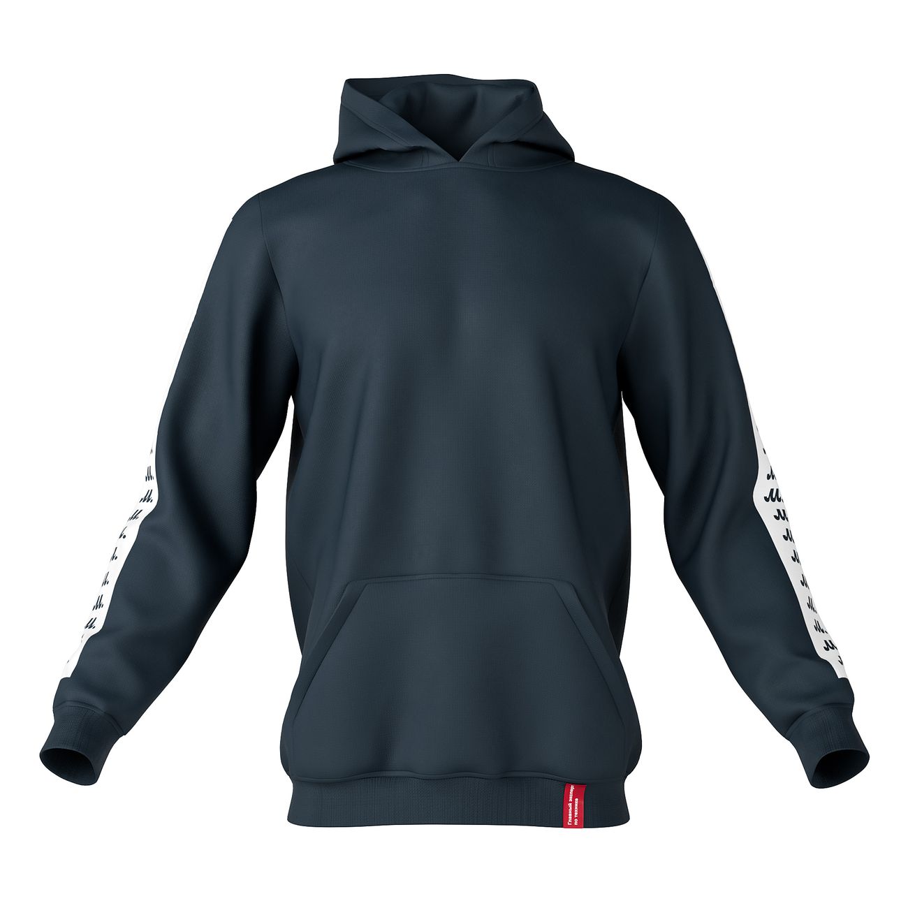 Худи М.Видео Полосы, серое (S)