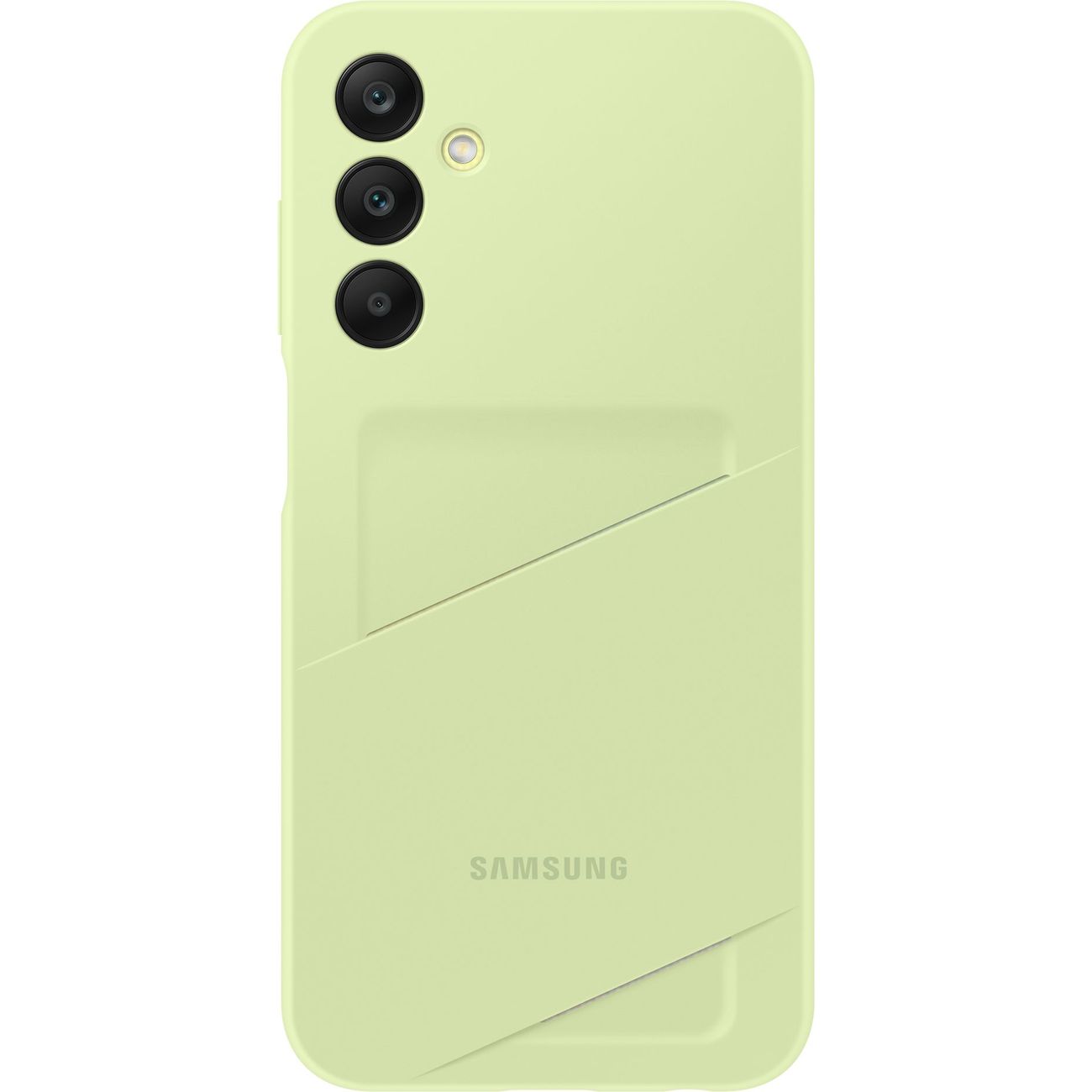 Чехол Samsung Card Slot Case для Galaxy A25 лаймовый фото