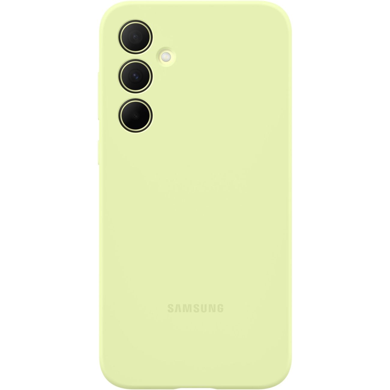 Чехол Samsung Silicone Case для Galaxy A35 лаймовый