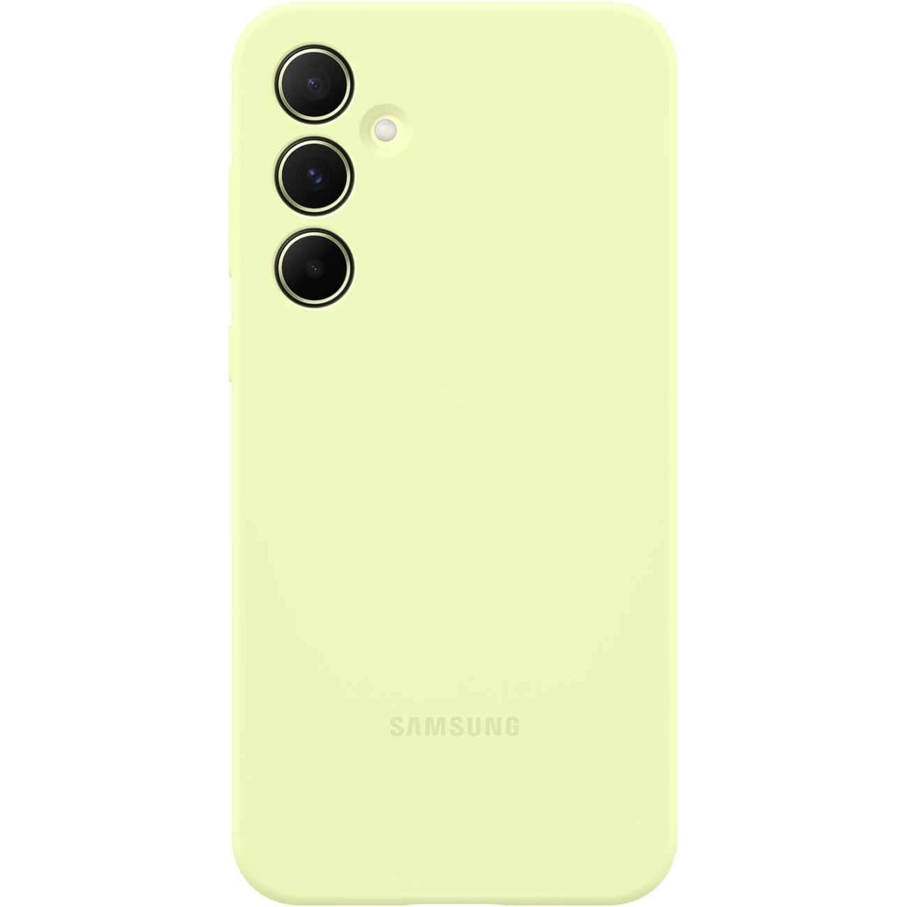 Чехол Samsung Silicone Cover для Galaxy A55 лаймовый