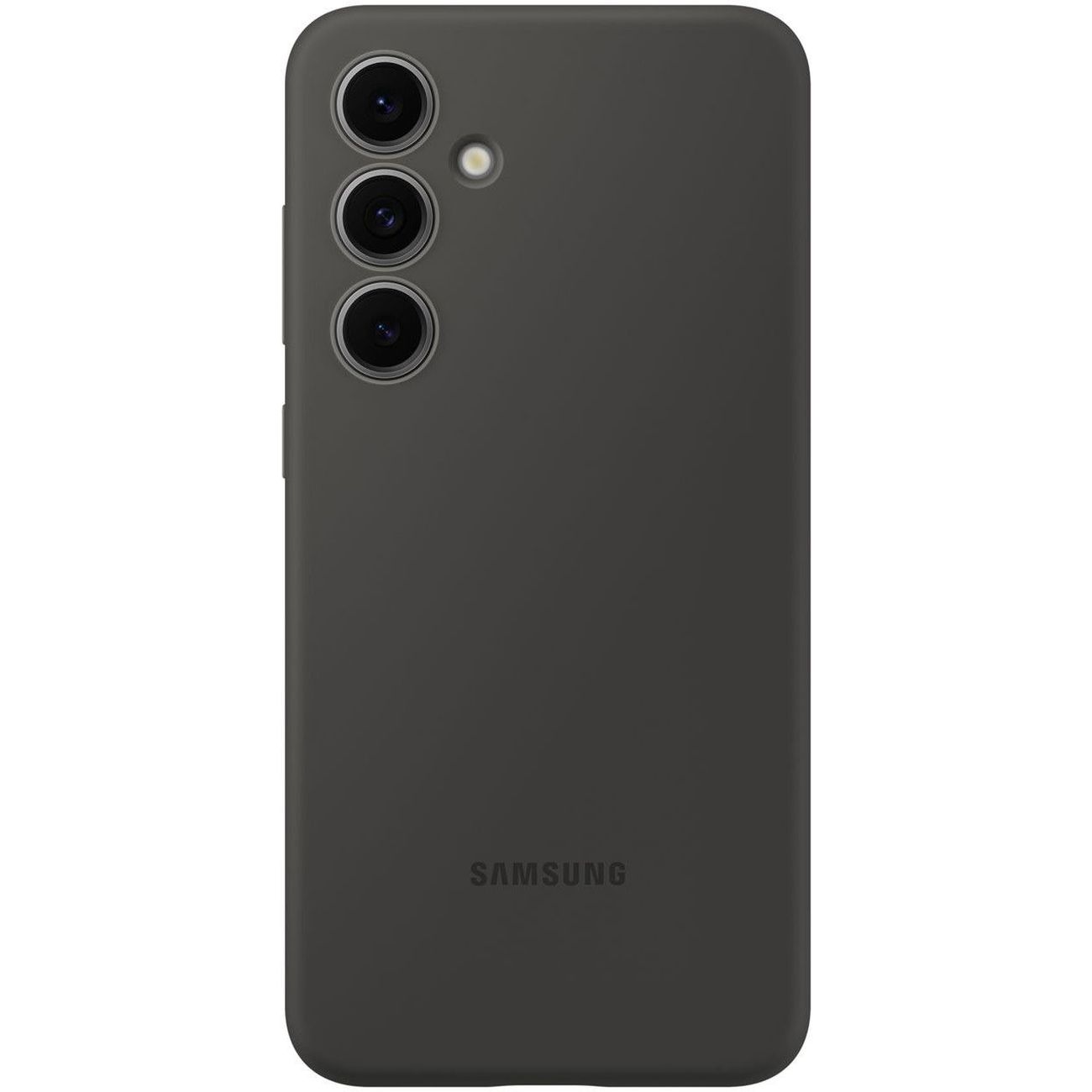 Чехол Samsung Silicone Case S24 FE черный фото