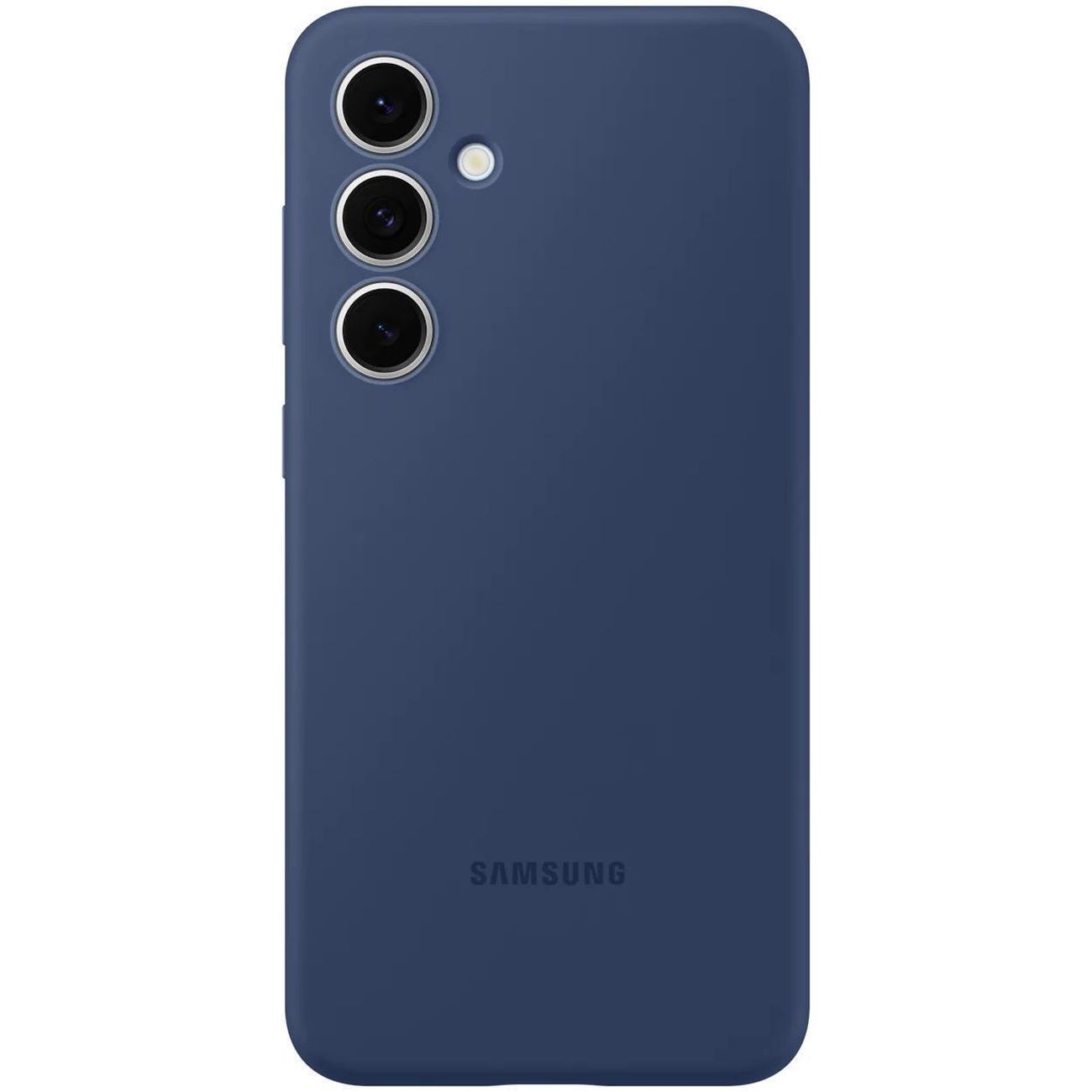 Чехол Samsung Silicone Case S24 FE синий