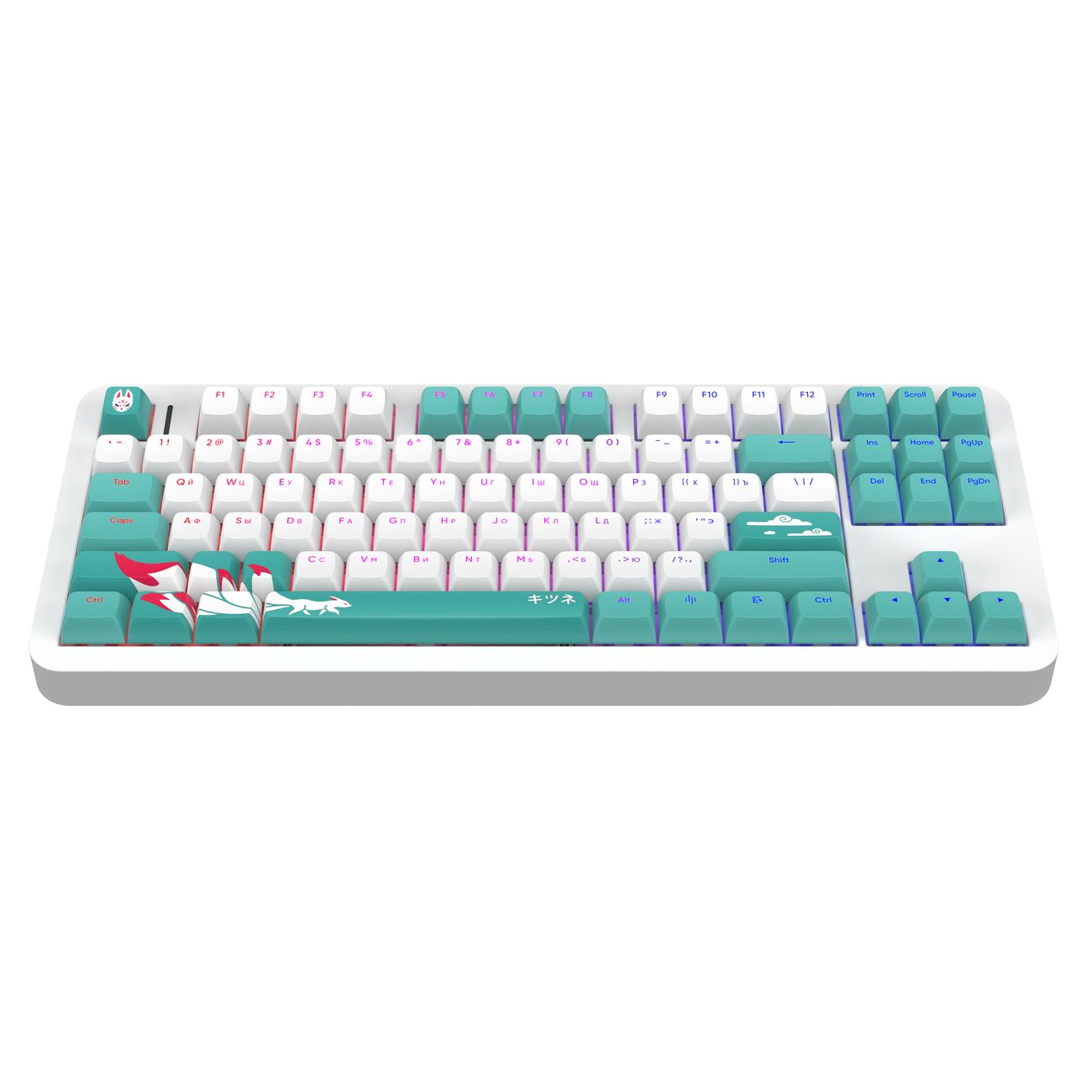 Игровая клавиатура Red Square Alumix TKL Classic Kitsune White (RSQ-20052)