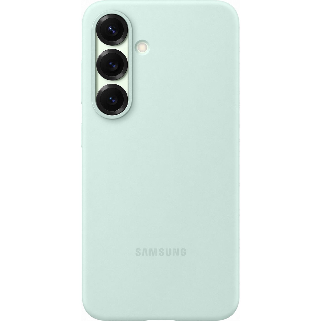 Чехол Samsung Silicone Case S25 мятный фото