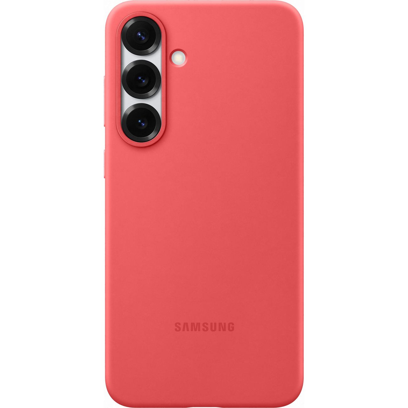 Чехол Samsung Silicone Case S25+ красный фото