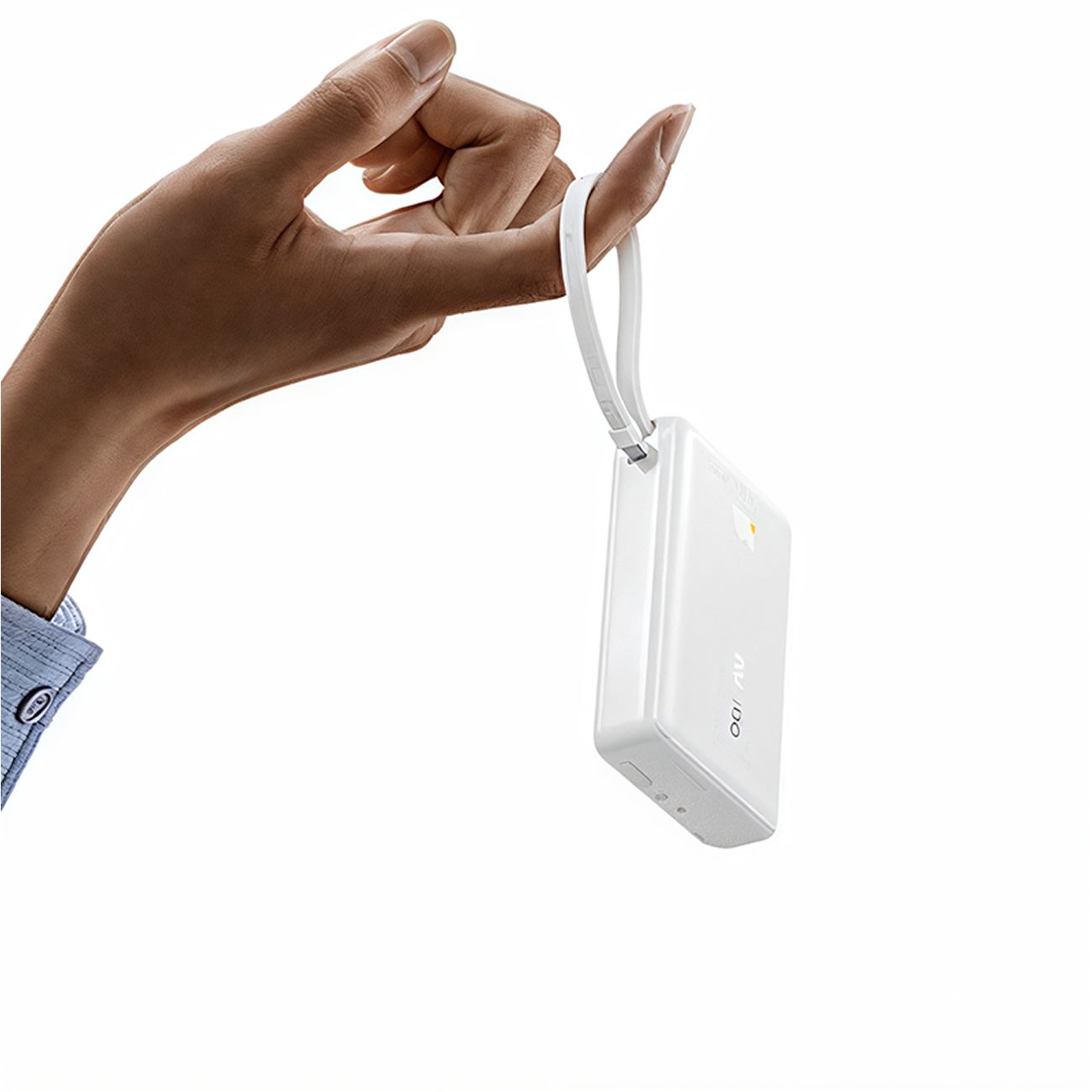 Внешний аккумулятор Baseus PicoGo Digital Display 10000 мАч Moon White