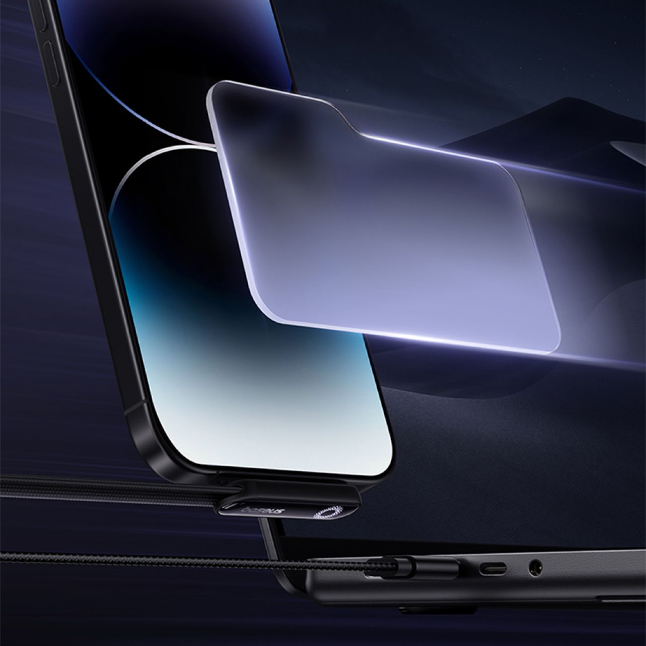 Кабель USB Type-C Baseus MVP 3 Fast Charging 100W 2м Cosmic черный