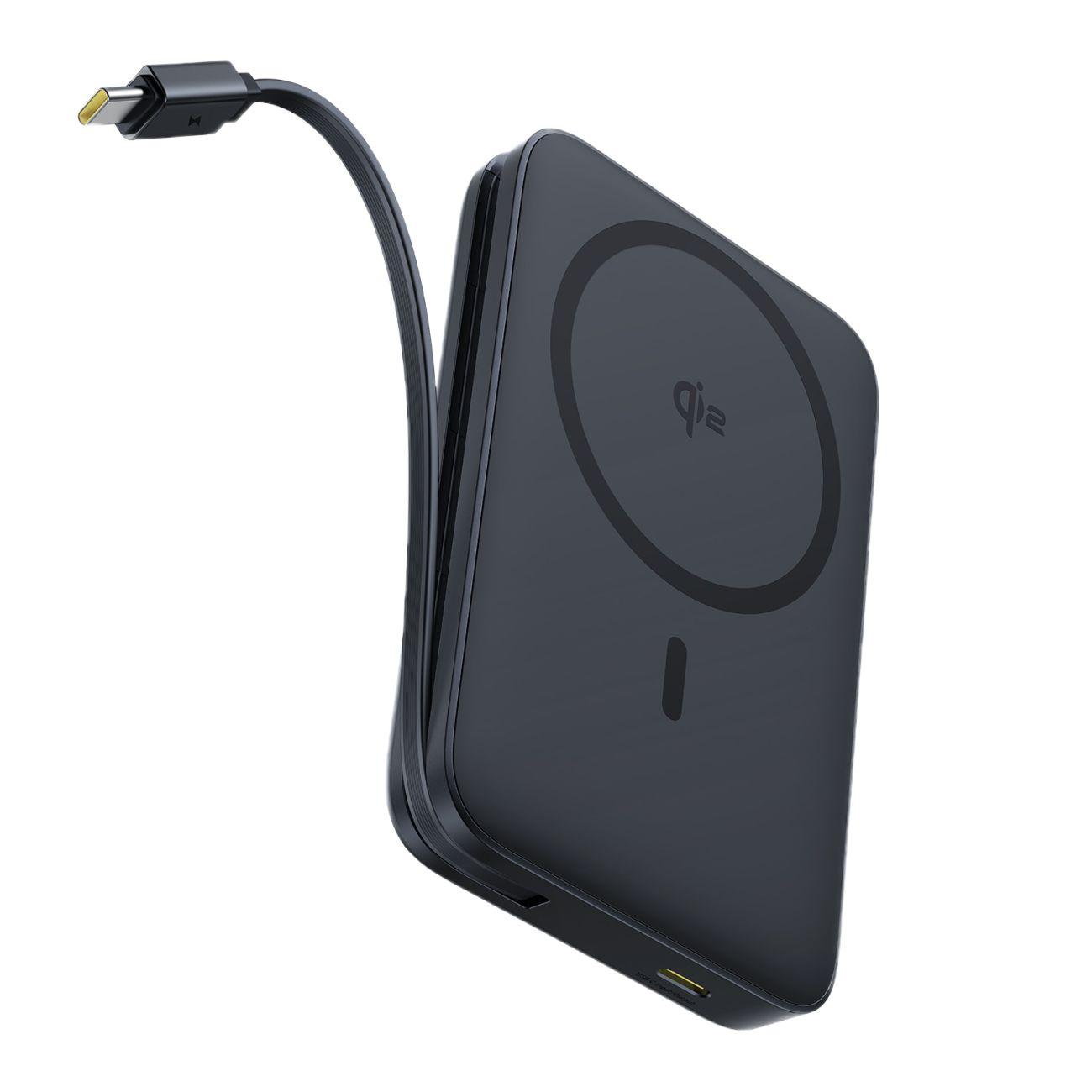 Внешний аккумулятор MagSafe Baseus PicoGo Qi2 10000mAh 27W Cosmic Black фото