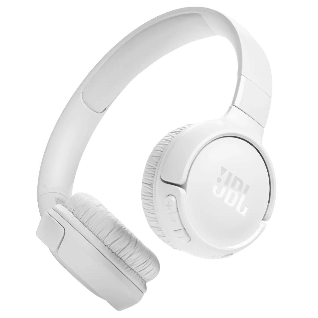 Восстановленные наушники накладные Bluetooth JBL Tune 520BT White (JBLT520BTWHTEU), отличный