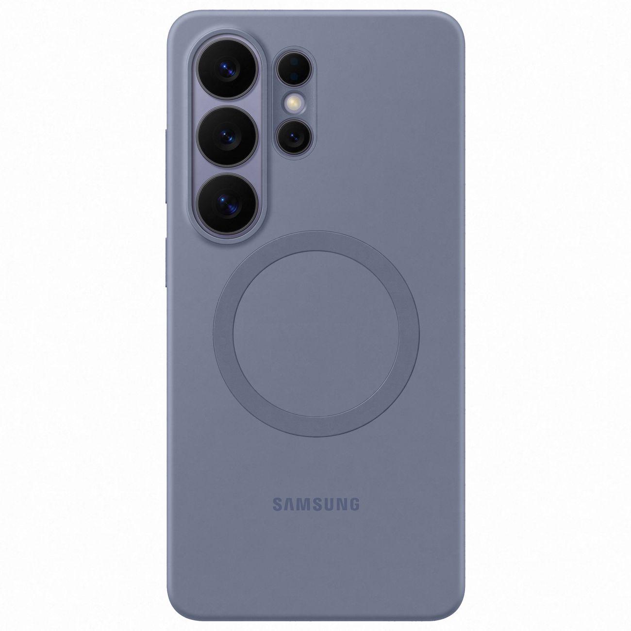 Чехол SAMSUNG Silicone Magnet Case Galaxy S26 Ultra, фиолетовый фото