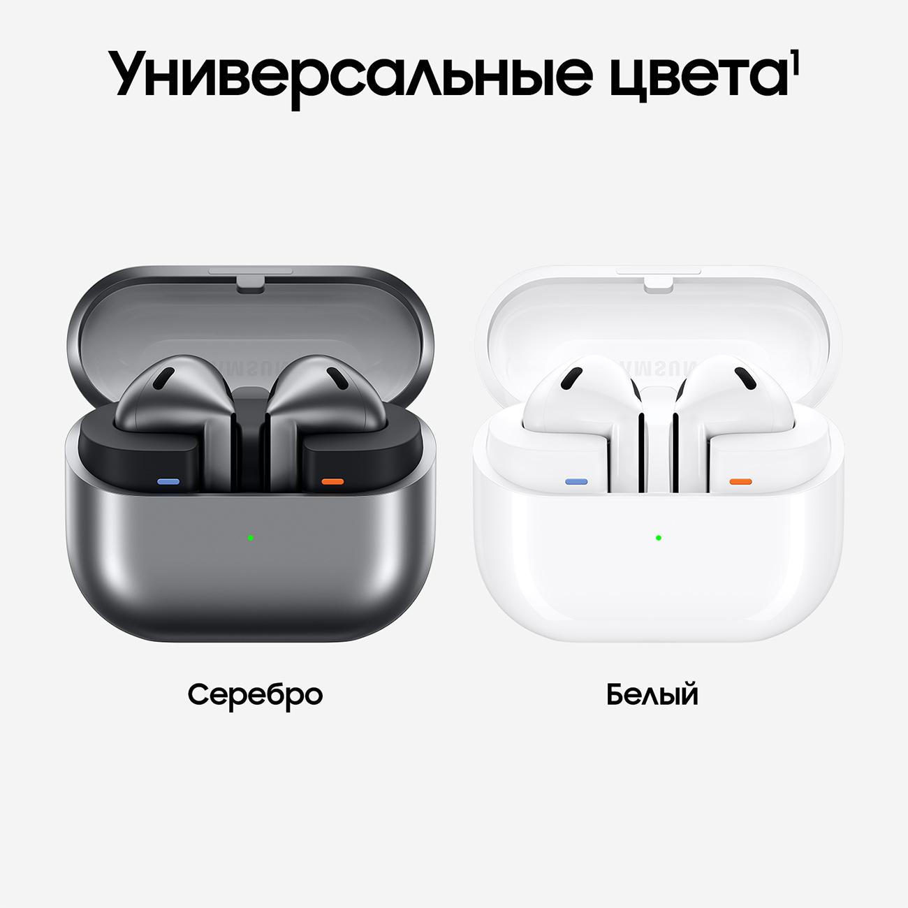 Восстановленные наушники True Wireless Samsung Galaxy Buds3 серебряные, хороший