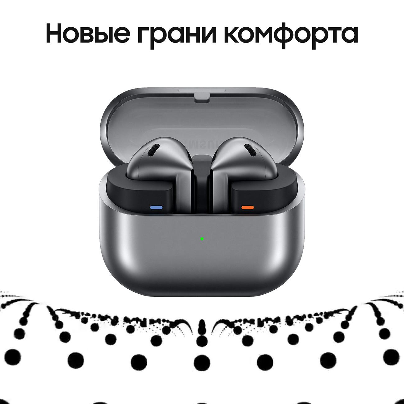 Восстановленные наушники True Wireless Samsung Galaxy Buds3 серебряные, хороший