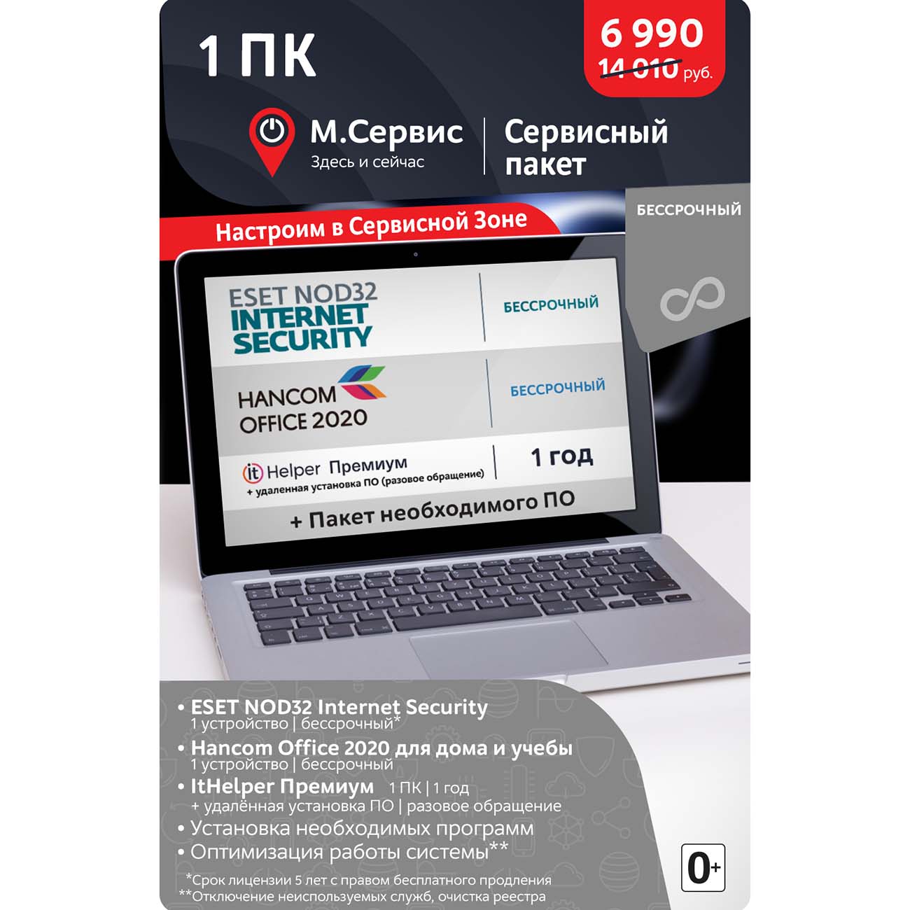 Сервисный пакет МВМ "Бессрочный"