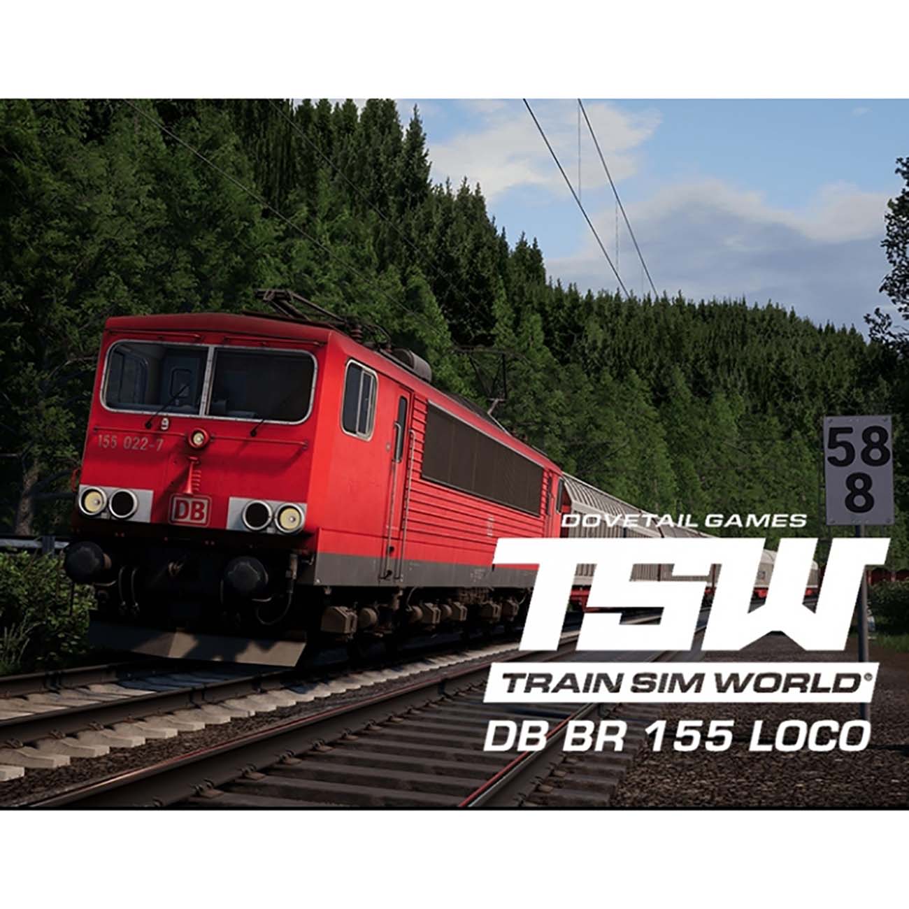 Дополнение для игры PC Dovetail Train Sim World: DB BR 155 Loco Add-On фото