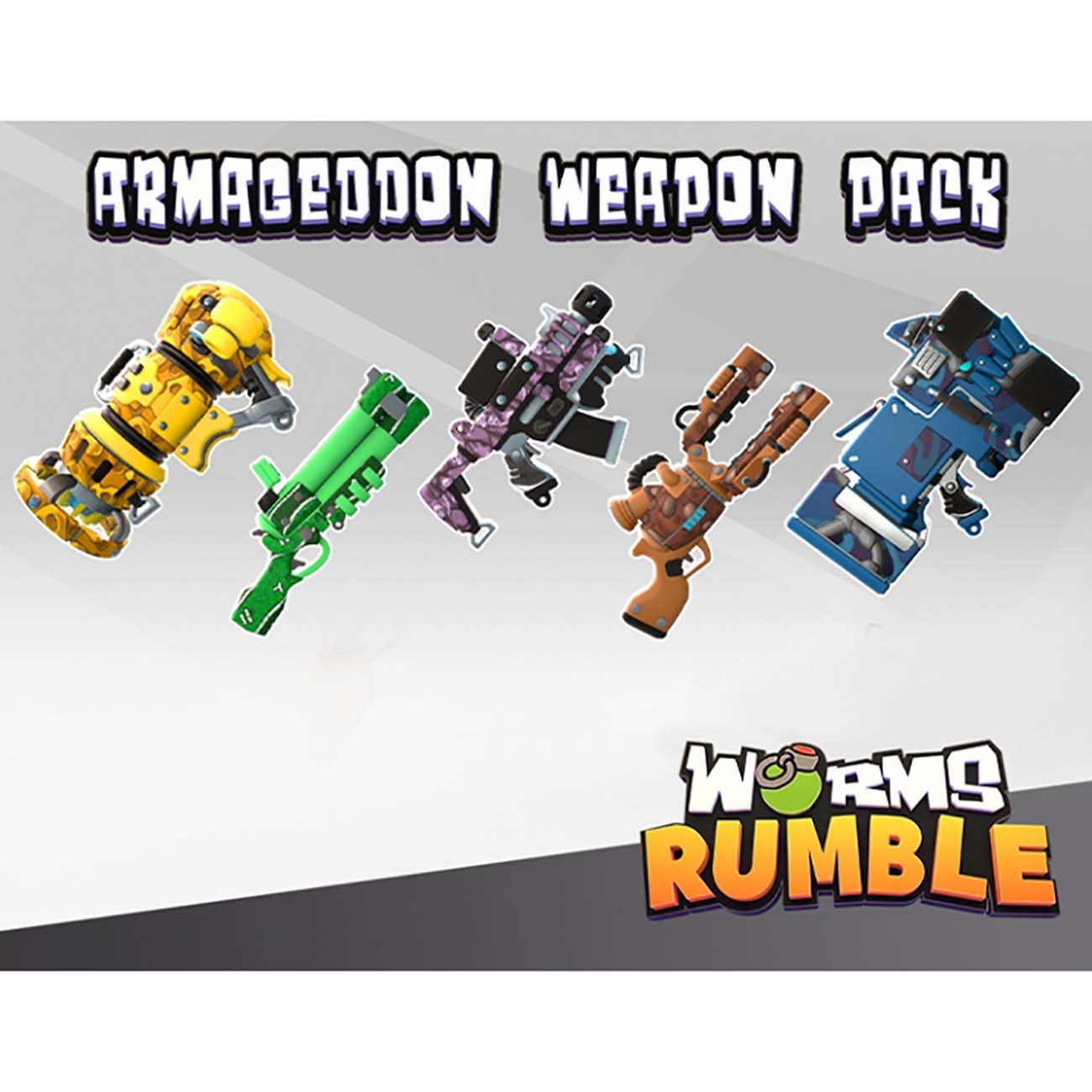 Дополнение для игры PC Team 17 Worms Rumble - Armageddon Weapon Skin Pack фото
