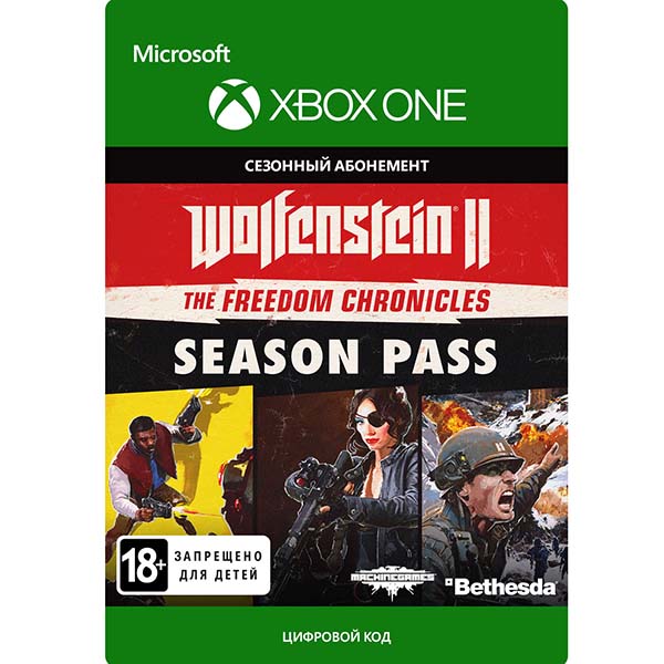 Дополнение для игры Xbox Wolfenstein II: Season Pass (цифр версия) (Xbox)