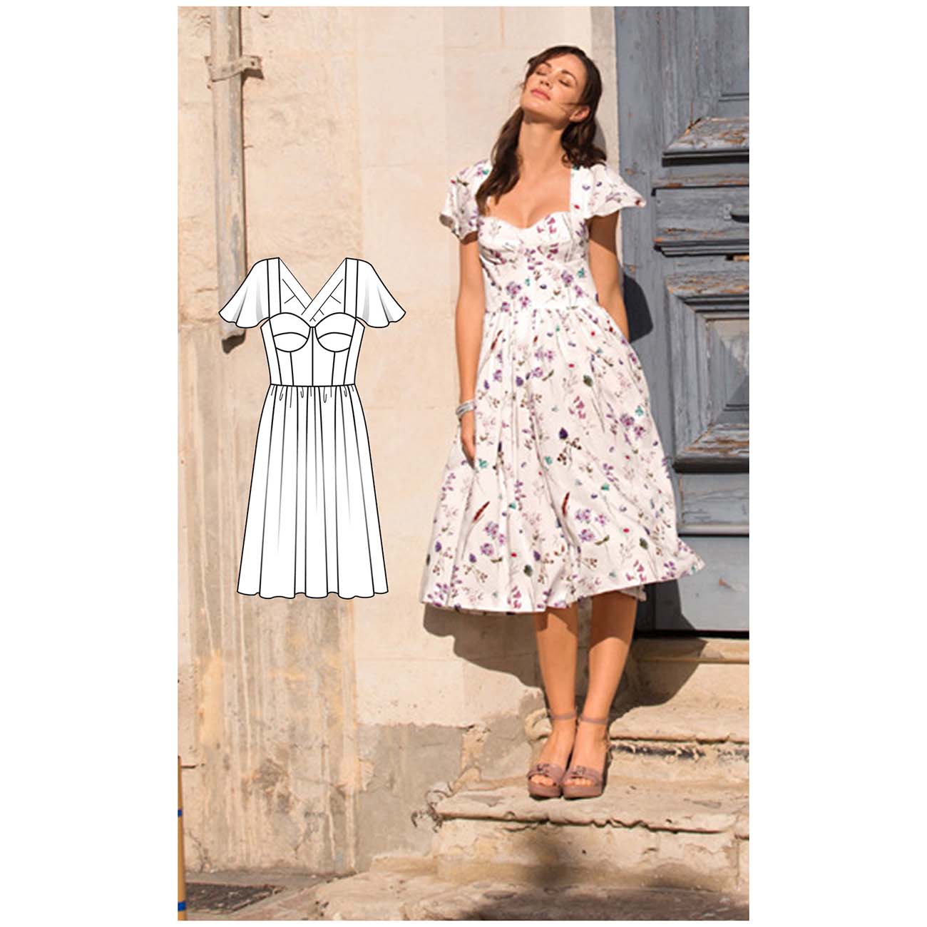 Онлайн курс кройки и шитья burda Сарафан ДГ