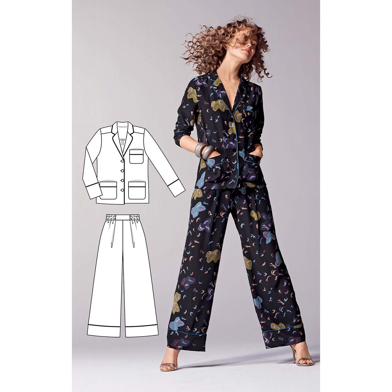 Онлайн курс кройки и шитья burda Женская пижама