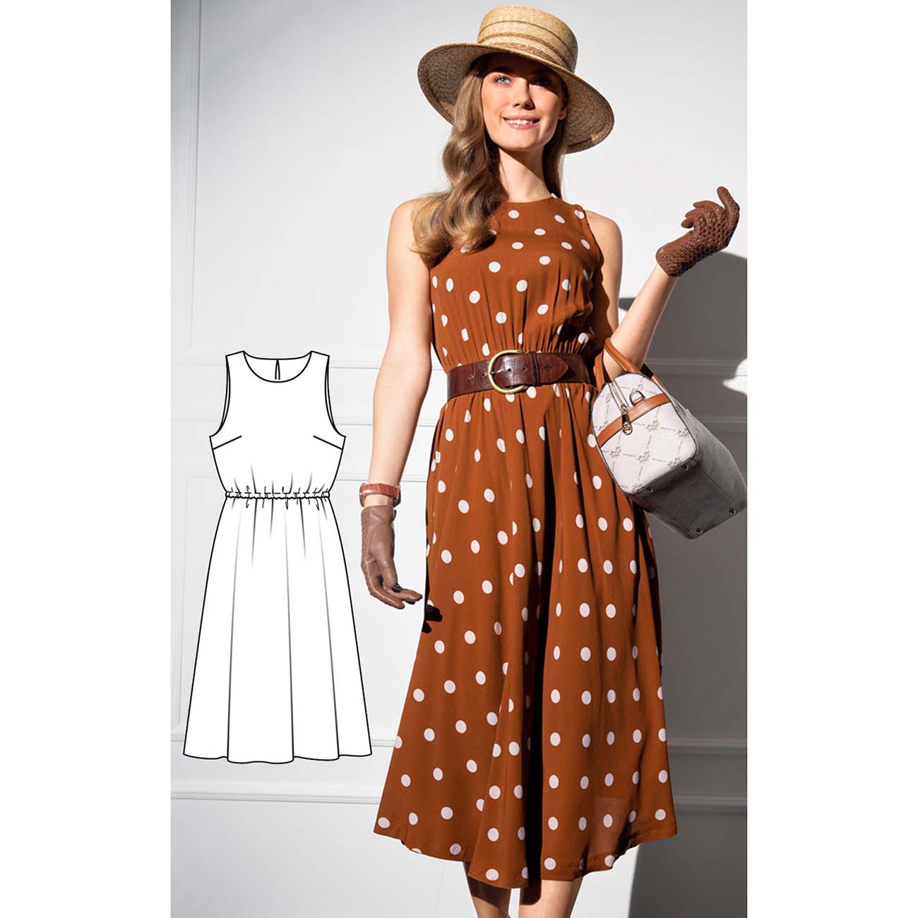 Онлайн курс кройки и шитья burda Летнее платье из шёлка