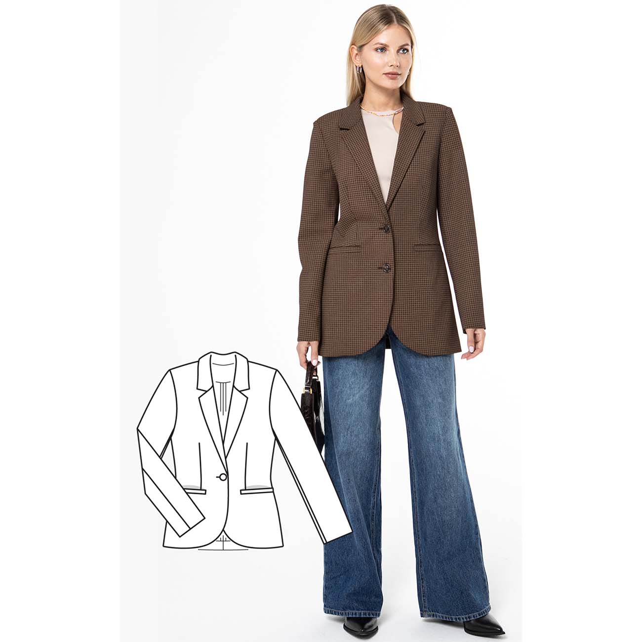 Онлайн курс кройки и шитья burda Трикотажный жакет