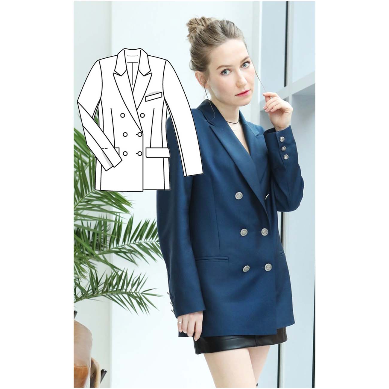 Онлайн курс кройки и шитья burda Жакет