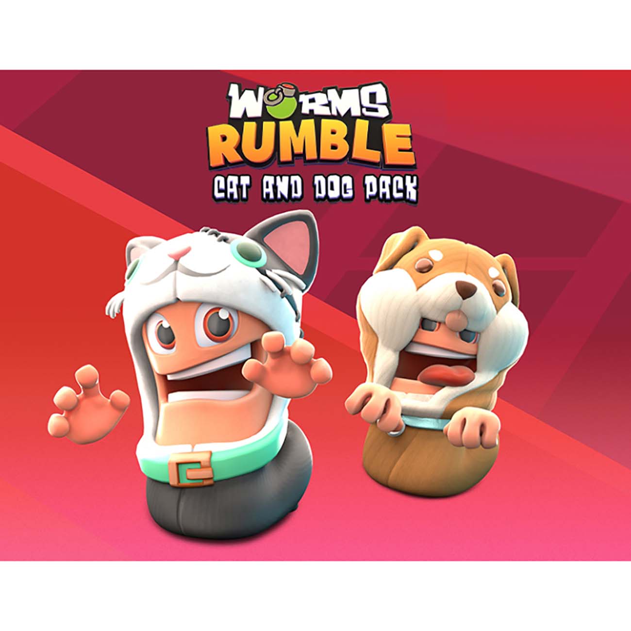 Дополнение для игры PC Team 17 Worms Rumble - Cats & Dogs Double Pack фото