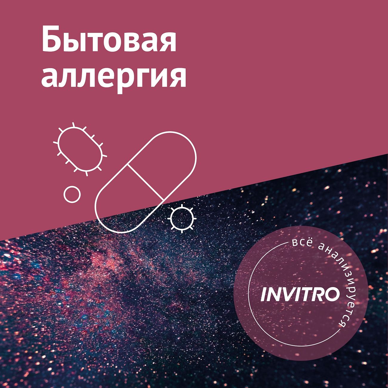 Обследование Инвитро "Бытовая аллергия" фото