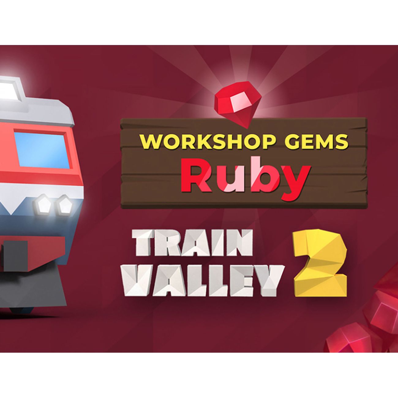 Дополнение для игры PC 020games Train Valley 2: Workshop Gems  Ruby фото
