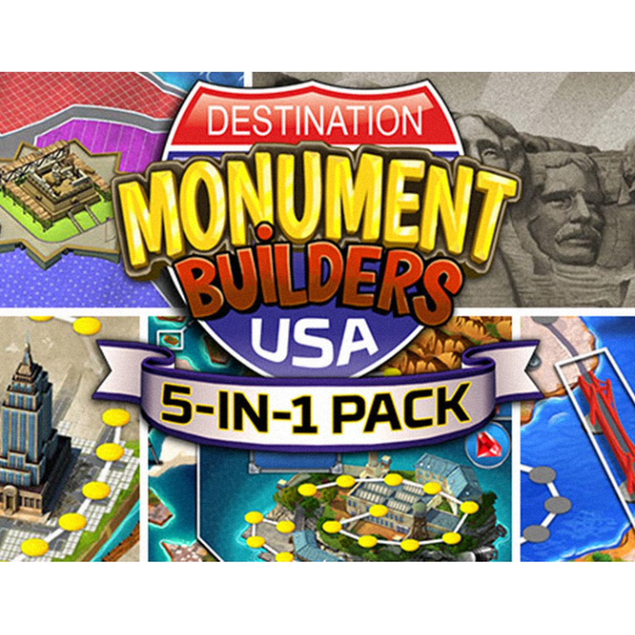Цифровая версия игры PC Microids 5-in-1 Pack - Monument Builders: Destination USA фото