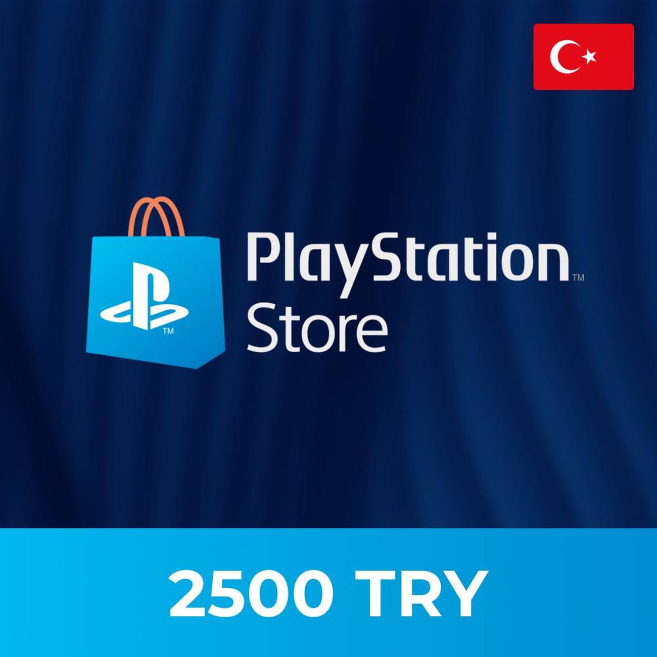 Код активации Sony PS Store 2500 лир (Турция)