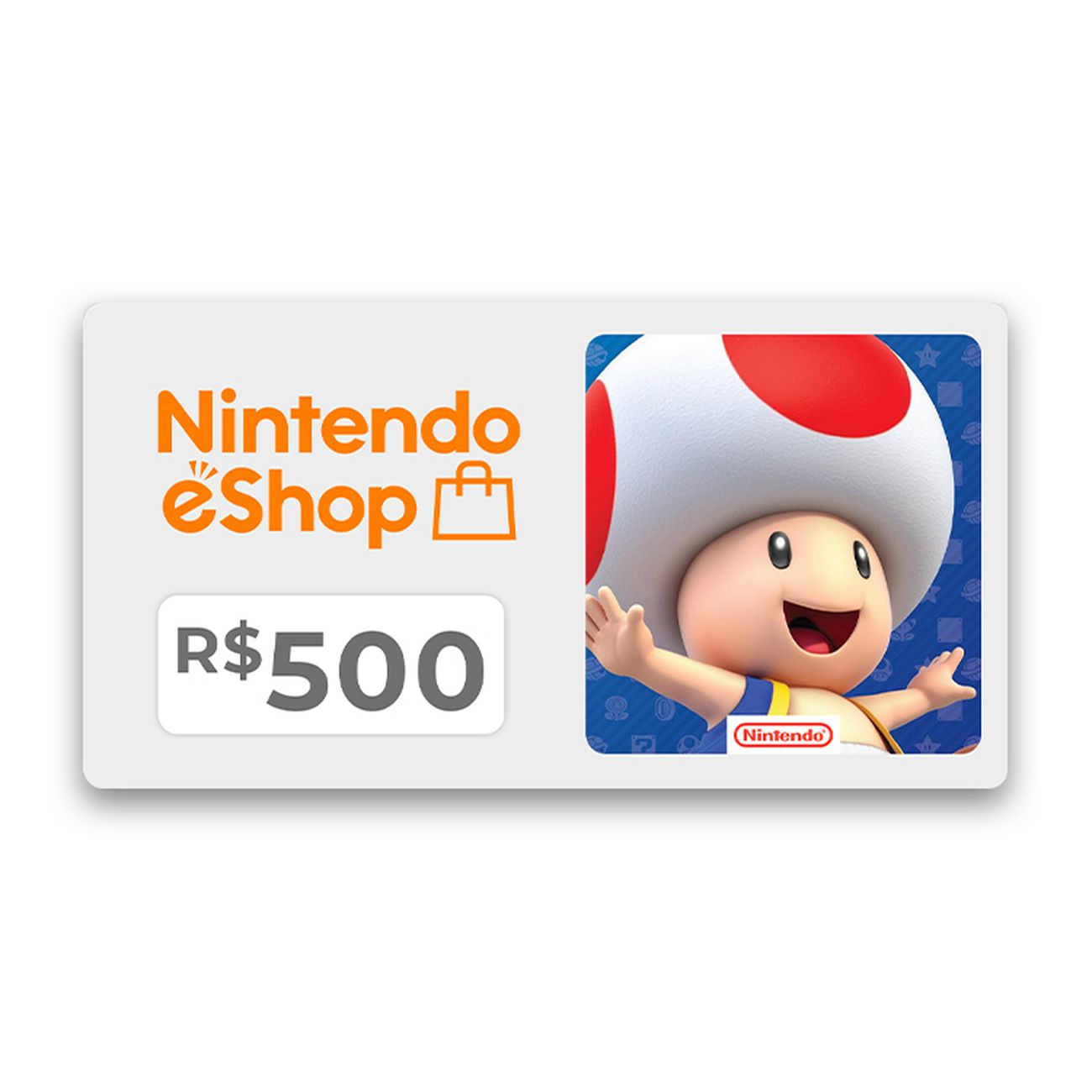 Игровая валюта Nintendo Карта оплаты 500 BRL (Brazil)