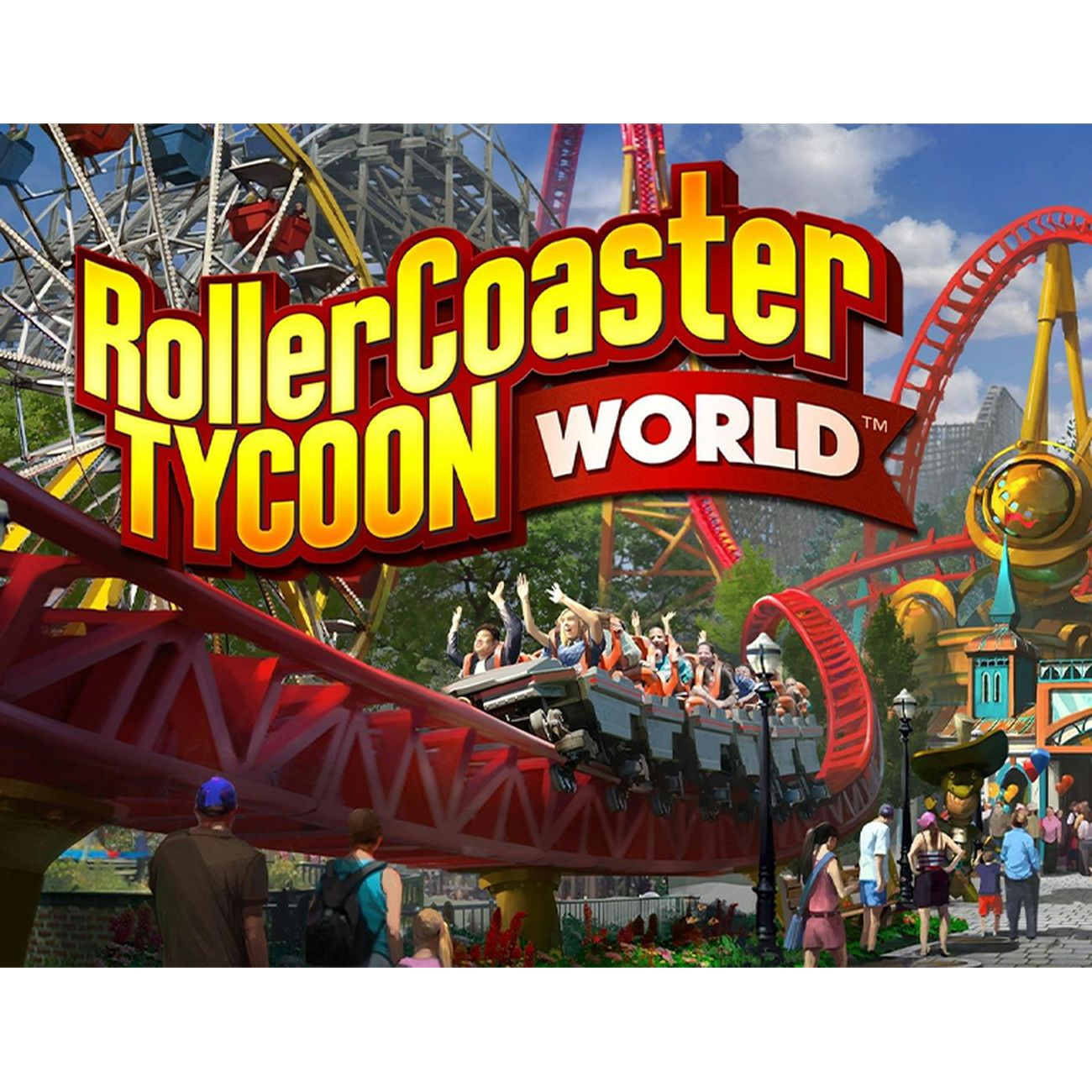 Цифровая версия игры PC Atari RollerCoaster Tycoon World
