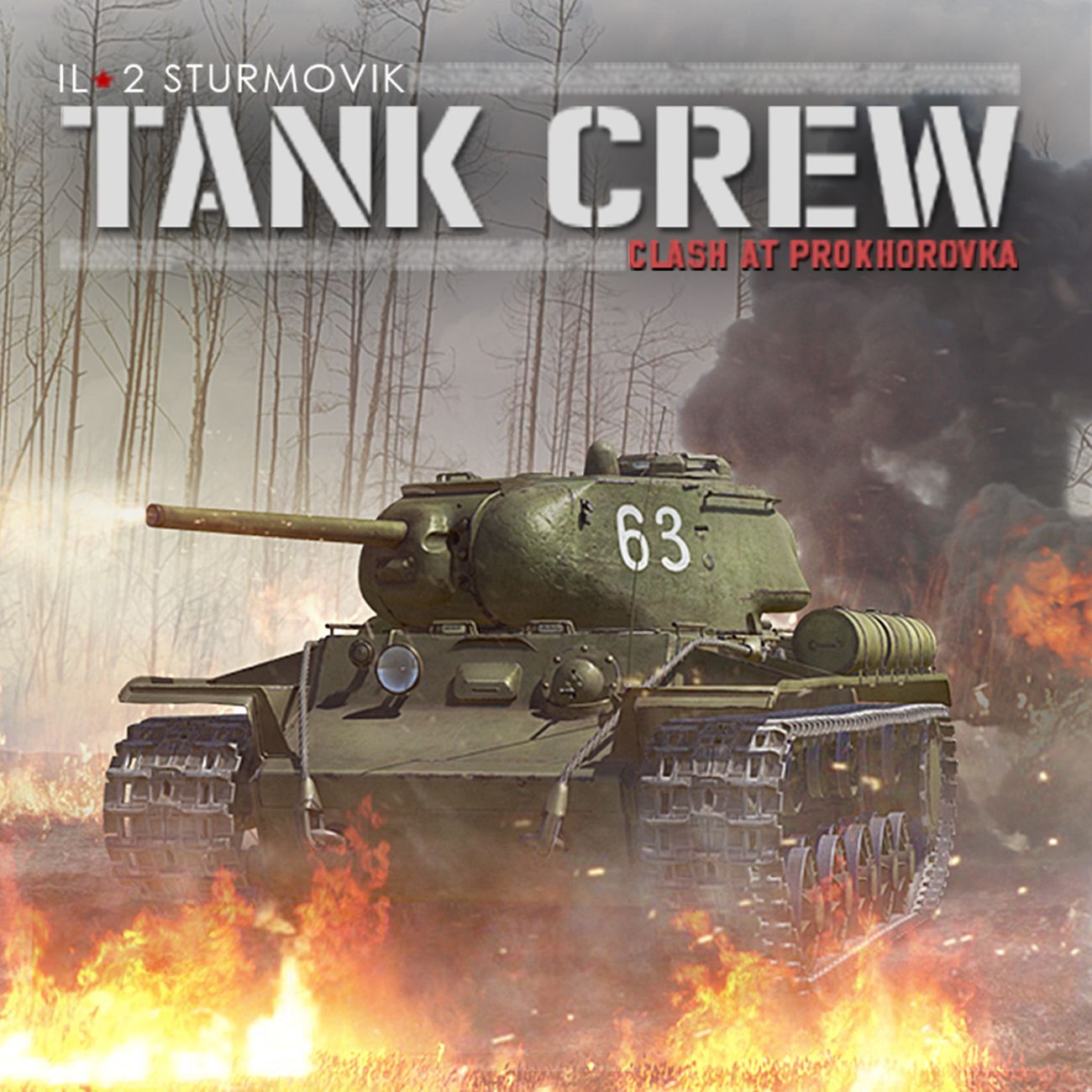 Цифровая версия игры PC 1C Game Studios Ил-2 Штурмовик: Tank Crew Clash at Prokhorovka