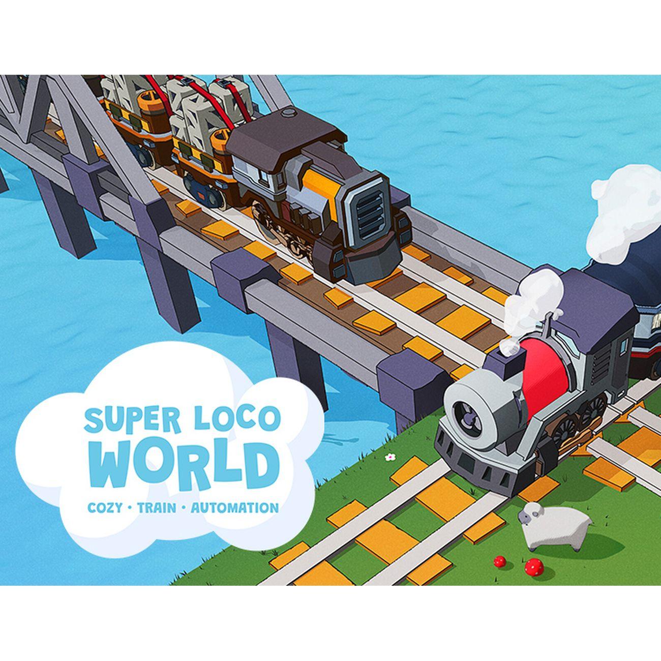 Цифровая версия игры PC Curve Games Super Loco World - Cozy Train Automation фото