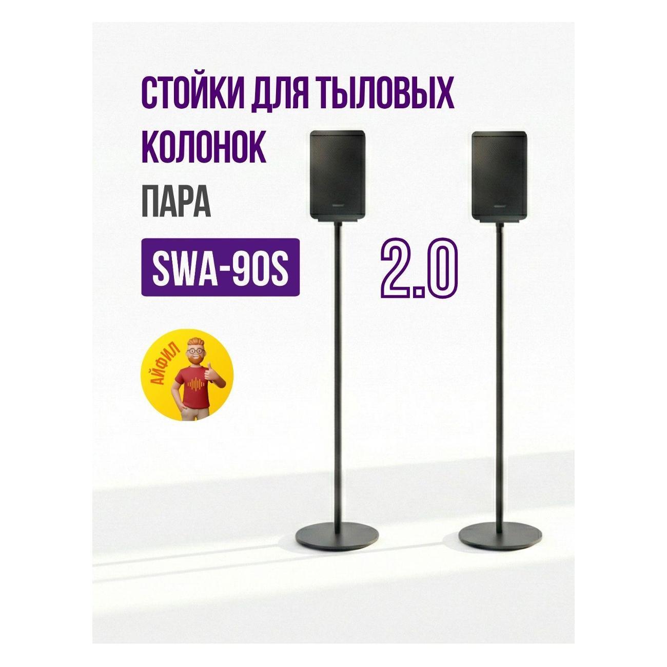 Стойки для тыловых колонок напольные Samsung Q990, Q930, SWA-9500S, LG S95TR, SONY, HISENSE SATURN и др.