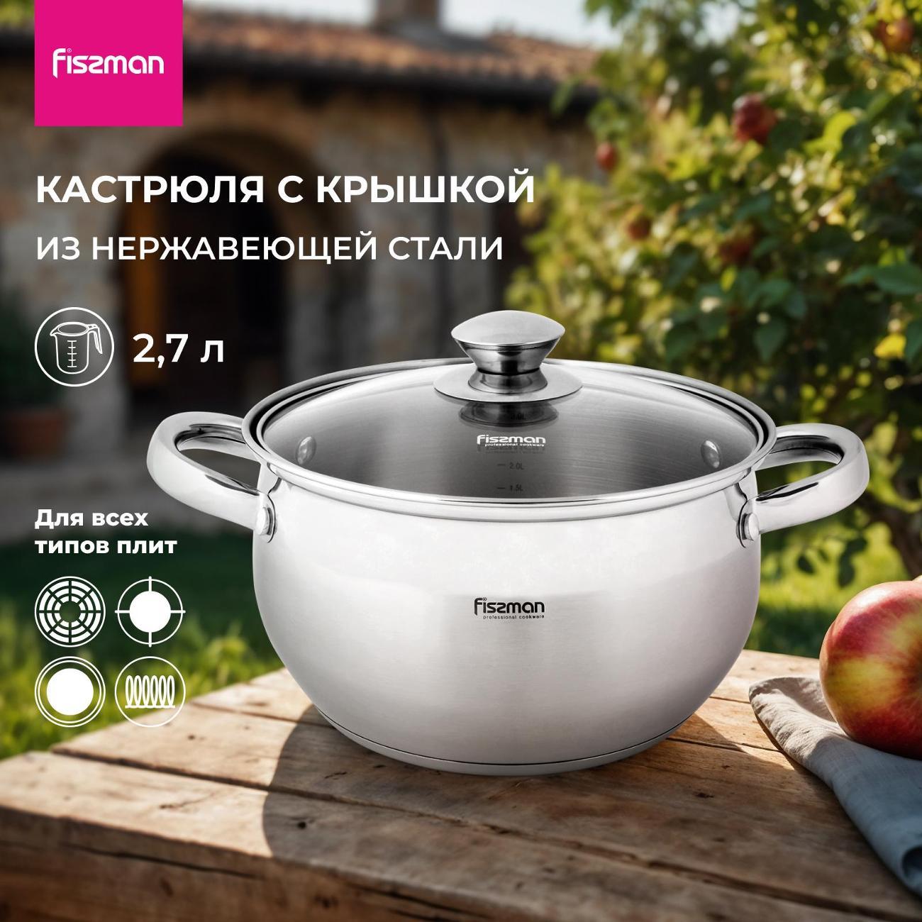 Кастрюля FISSMAN PRIME 2,7 л
