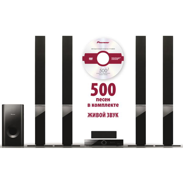 Театр с напольной акустикой Pioneer DCS-404K-KDN фото