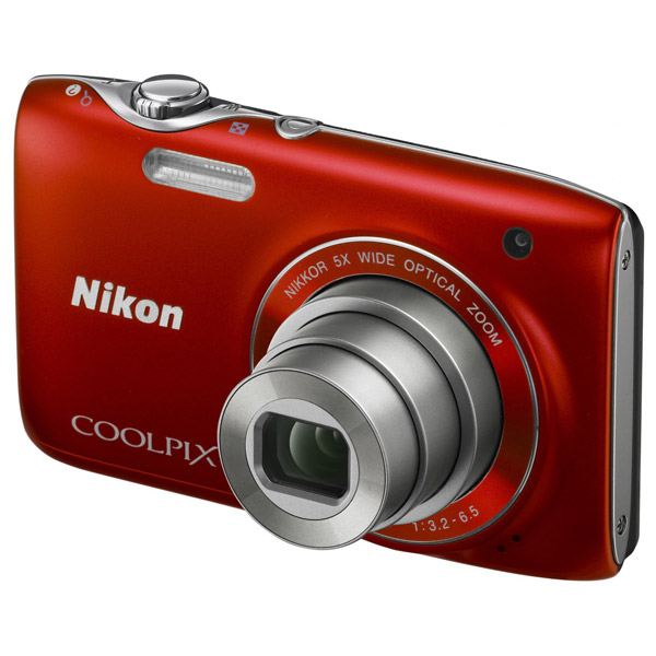 Фотоаппарат компактный Nikon Coolpix S3100 красный фото