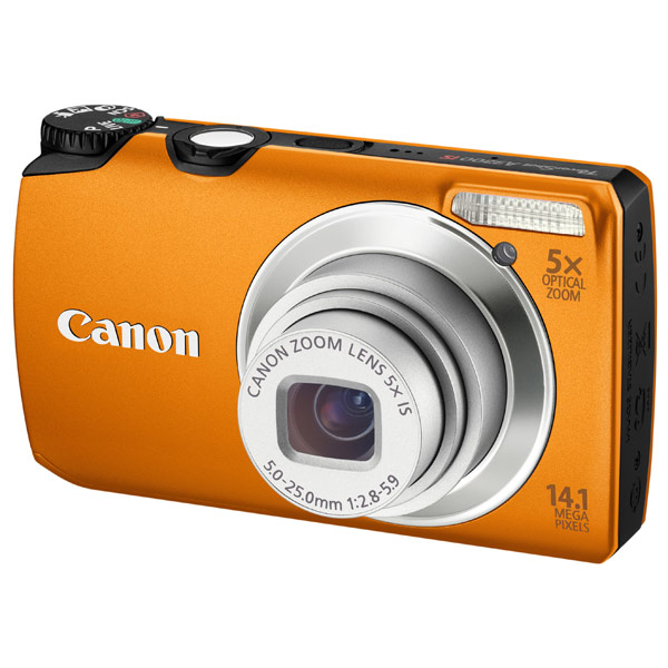 Фотоаппарат компактный Canon PowerShot A3200 IS оранжевый фото