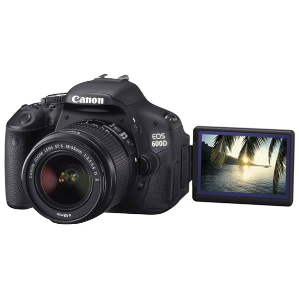 Фотоаппарат зеркальный Canon EOS 600D Kit&nbsp;18-55 IS черный фото