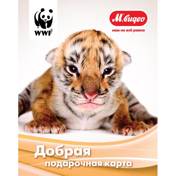 Подарочная карта . Тигрёнок