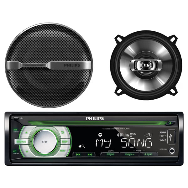 Комплект автотехники Philips CEM2000/51+CSP510/51 фото