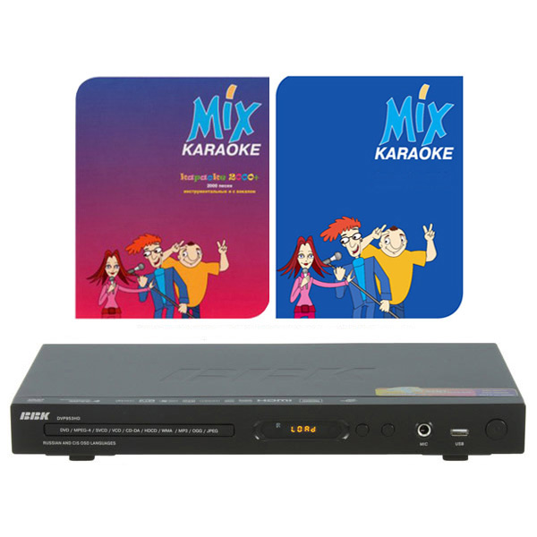 DVD-плеер BBK DVP953HD Black (2000 песен)