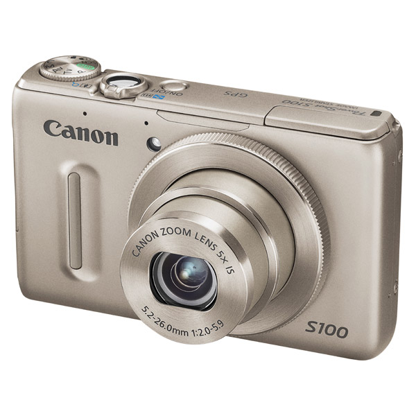 Фотоаппарат компактный Canon PowerShot S100 серебристый фото