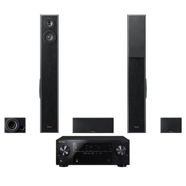 Набор для домашнего кинотеатра Pioneer HTB-422-2-B черный