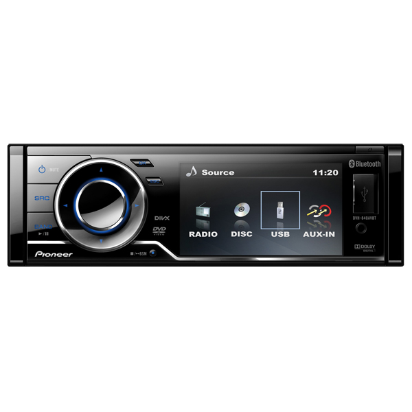 Автомобильная магнитола с DVD + монитор Pioneer DVH-840AVBT фото