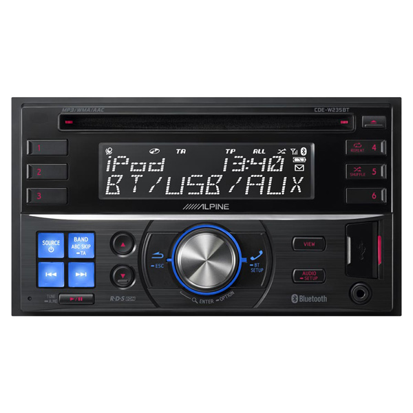 Автомобильная магнитола с CD MP3 Alpine СDE-W235BT фото