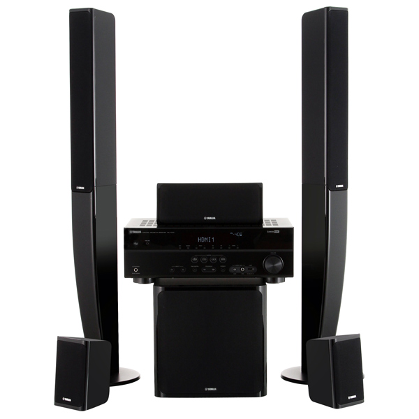 Набор для домашнего кинотеатра Yamaha Slimset 373B черный